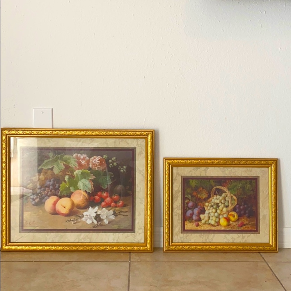 Set Dinning Room framed pictures